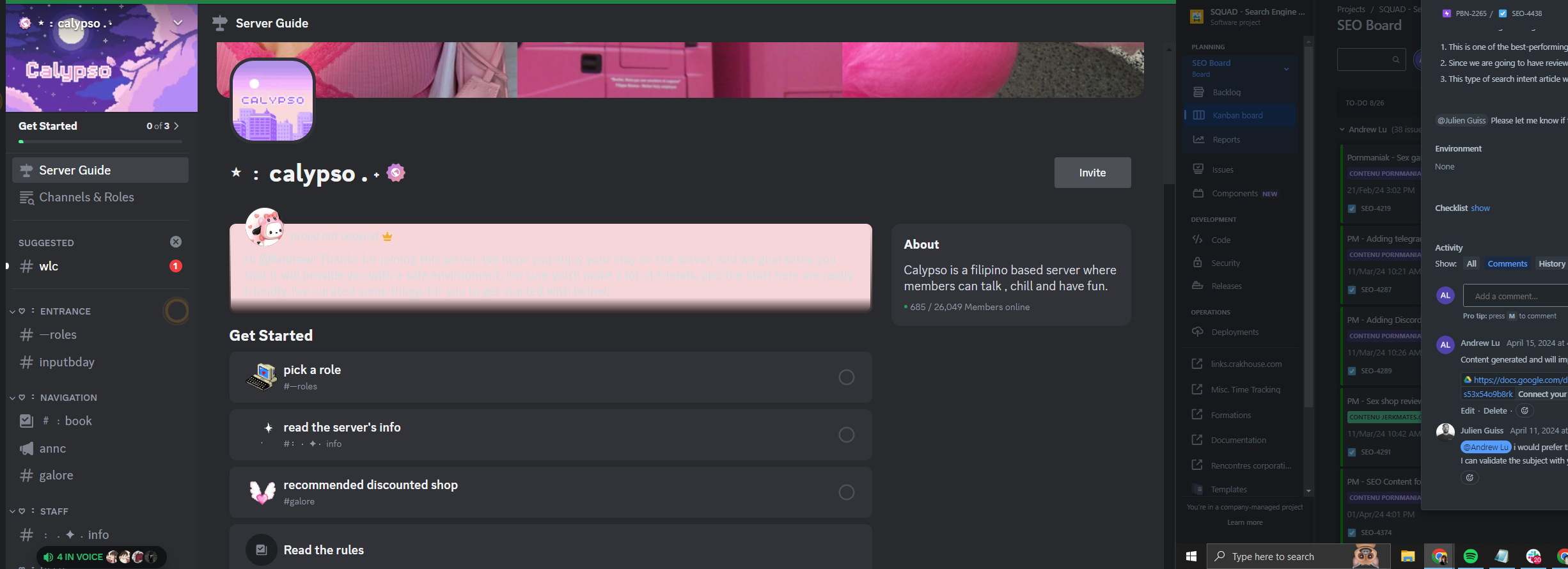 Calypso discord